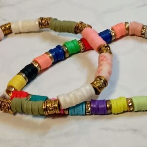 Colorful Beaded Bracelet Set
